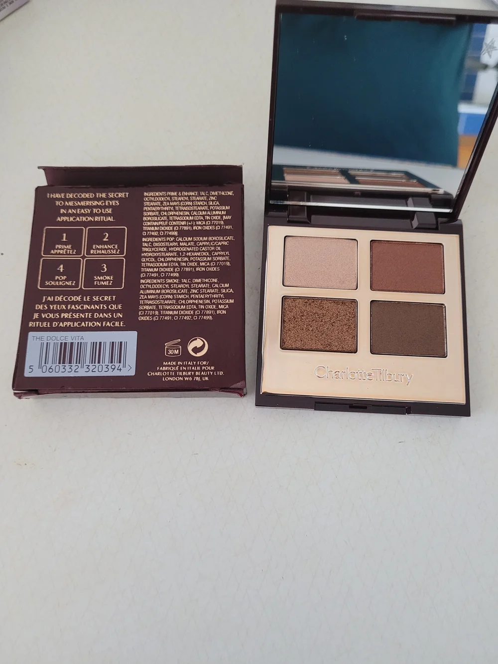 Charlotte Tilbury The Dolce Vita Eyeshadow Palette